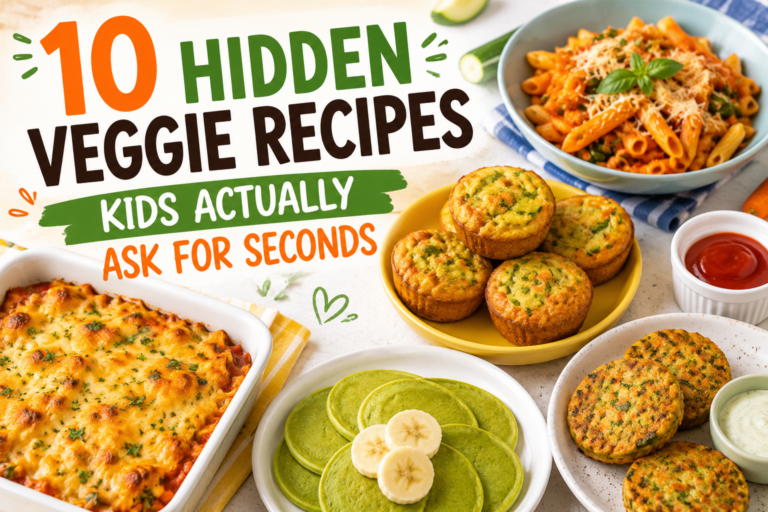 10 Hidden Veggie Recipes Kids Actually Ask for Seconds
