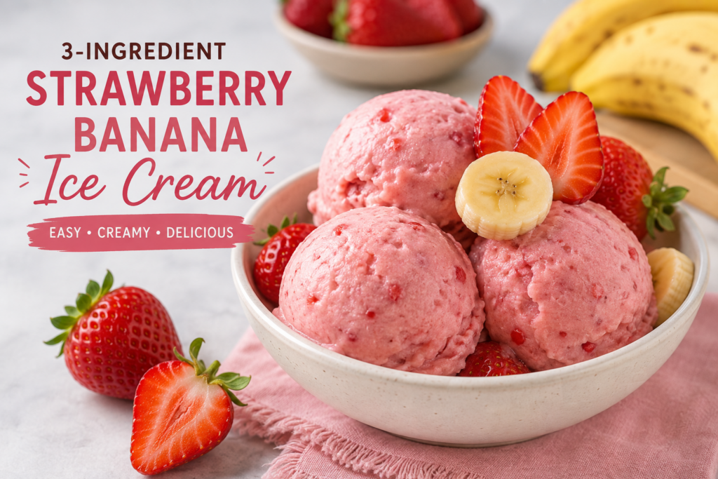 strawberry banana ice cream