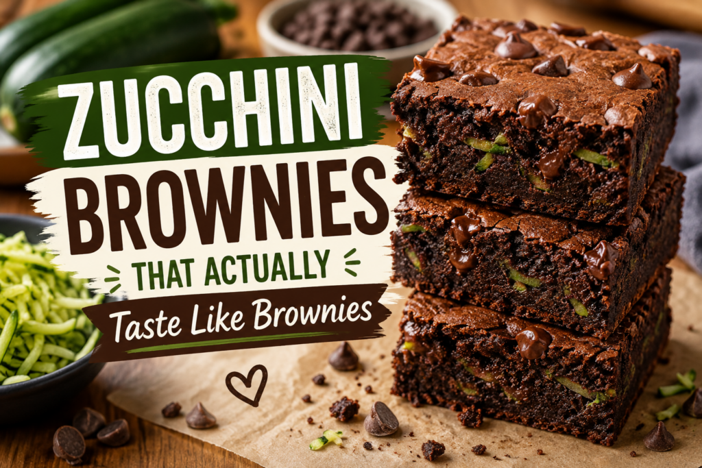 Zucchini Brownies That Actually Taste Like Brownies