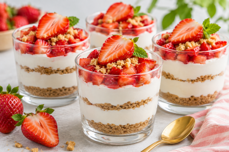 fruit dessert recipe with fresh colorful fruit